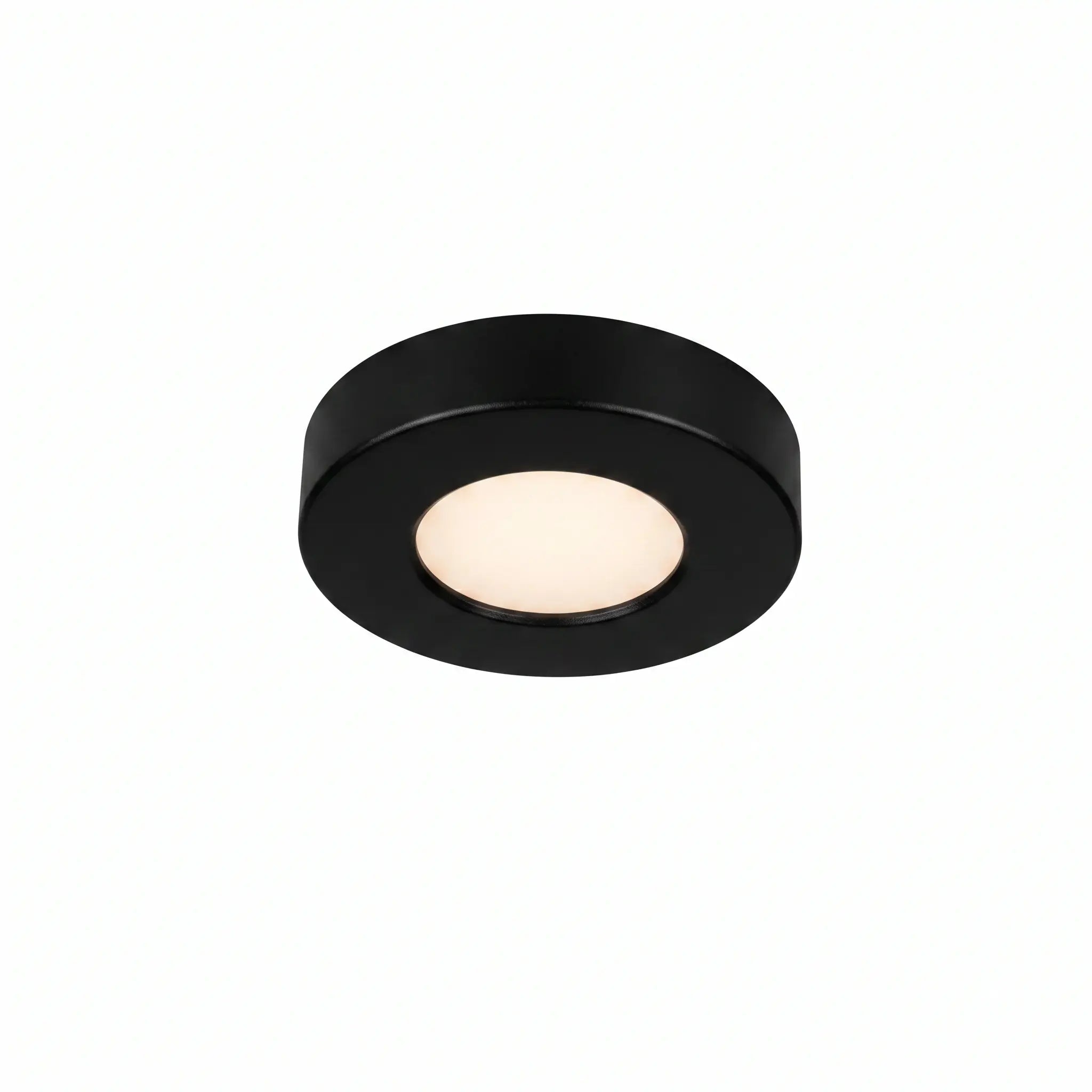 3 in. Puck Light - 3000K - Black