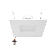 4 in. Retrofit Downlight Square - 4CCT, White