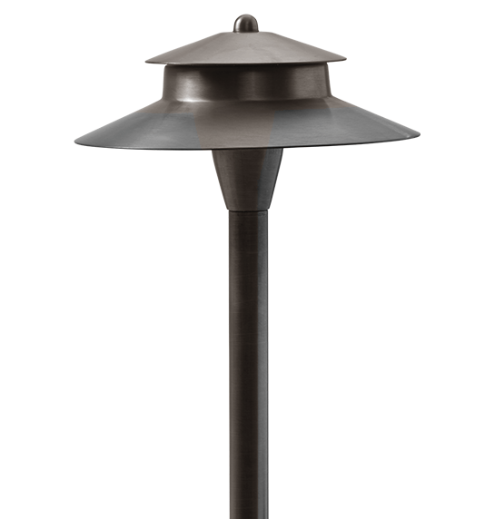 PL013 LED | Brass Villa Path Light