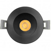 2" Round Baffle Downlight - 3CCT (Black)